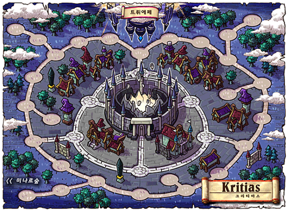 kMSt ver. 1.2.484 – Critias & Monster Battle! Kritias-world-map